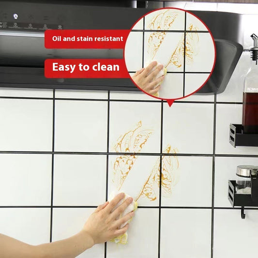 Kitchen Oil-proof Transparent Invisible Non-adhesive Static Self-adhesive Film Sticker