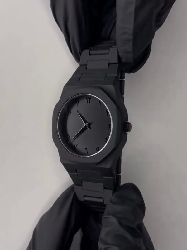 Full Black Aura Quartz Watch β Lightweight Design, , Premium Quality & Finish β Best Quality Analog Watch For Boys β Watch For Men | Full Black Color Watch β With (random Box)