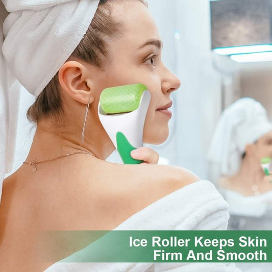 Marzahar Ice Roller For Face & Eye Puffiness Relief, Cold Gel Ice Face Roller Massager – Ice Roller Cool Roller For Face Eye Body Facial Shaping Anti Wrinkle Ice Roller Massager Smooth Skin ( Random Color )