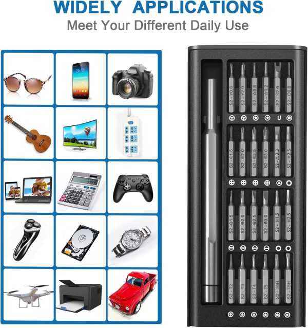 “24-in-1 Precision Magnetic Screwdriver Set – Professional Mini Repair Tool Kit for Phones, Tablets, Laptops, PCs, Watches & Electronics”