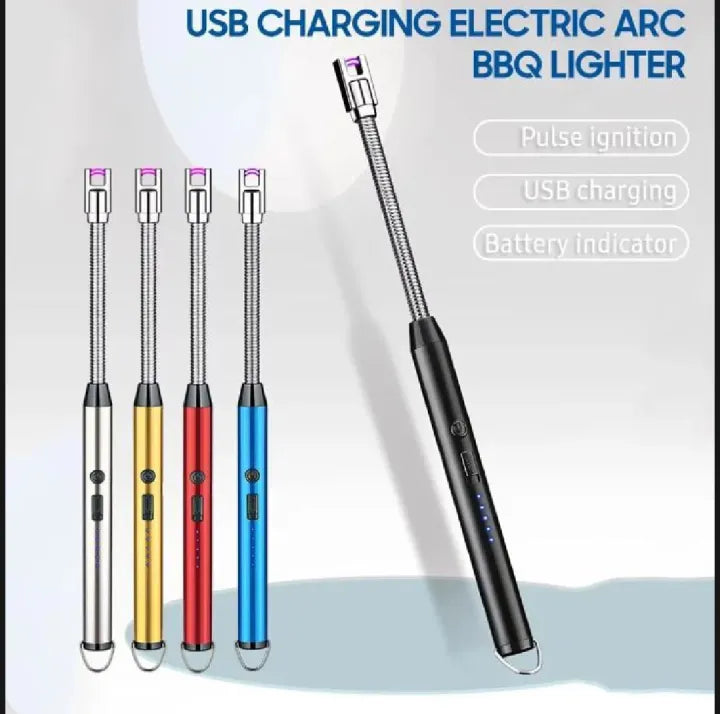 Rechargeable Electric USB Lighter Stove Lighter Long Neck Led Best Quality
