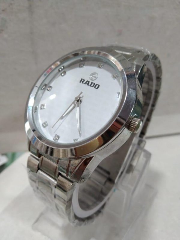 Rado Men’s Formal Wrist Watch With Stainless Steel Chain | Best Quality Rado Watch For Men’s – Men’s Watches – Wrist Watch For Men – With Random Box