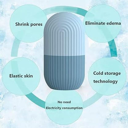 Reusable Facial Ice Roller For Face | Enhance Skin Glow Shrink &tighten Pores (random Color)