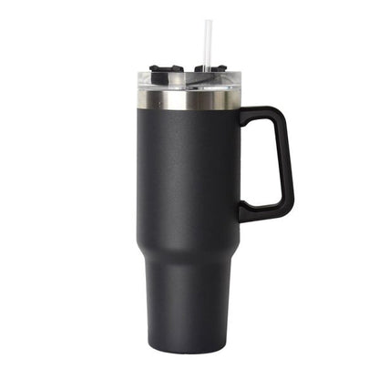 Stanley 40 Oz (1200ml) Stainless Steel Vacuum Insulated Tumbler With Straw – Leak-proof Quencher Cup For Hot & Cold Beverages, Travel Mug, Gym Water Bottle, Coffee Thermos -random Colors | Stanley | (with Box)
